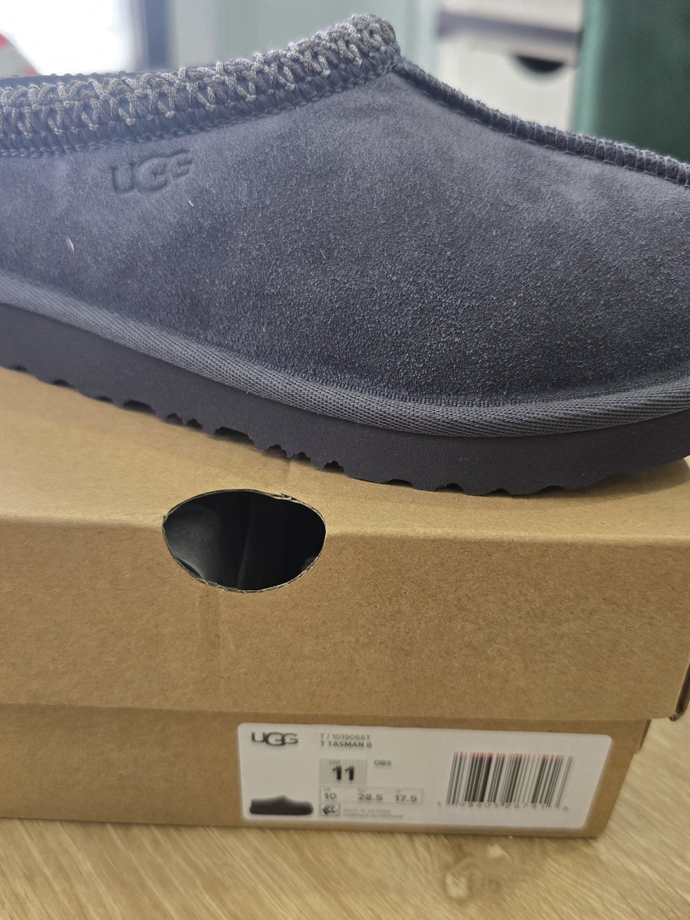 UGG Kids Tasman Charcoal Suede